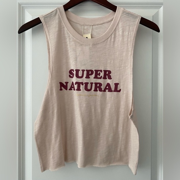 Spiritual Gangster Karissa Active Super Natural Sleeveless Cropped Tank Top S - Picture 4 of 7